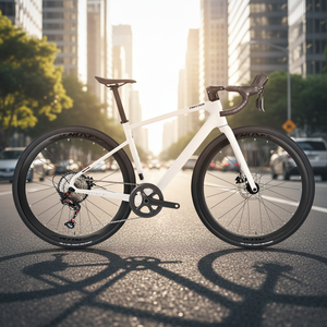 <span class=keywords><strong>Bicicleta</strong></span> de Gravel de Fibra de Carbono de 24 Velocidades al por Mayor, <span class=keywords><strong>Llanta</strong></span> de 30mm, Cableado Interno, <span class=keywords><strong>Bicicleta</strong></span> de Carreras Profesional para Aventura - Product Image 3