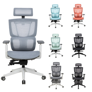 Nhà Máy Bán buôn Chất lượng cao sang trọng ngồi có thể ngả quản lý đầy đủ lưới văn phòng điều hành <span class=keywords><strong>Ergonomic</strong></span> Ghế với tựa đầu có thể điều chỉnh - Product Image 4