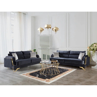 Vente en gros ensemble de canapés Gloria meubles modernes de luxe style italien best-seller ensembles de canapés de salon ensemble de canapés de luxe pour la maison villa