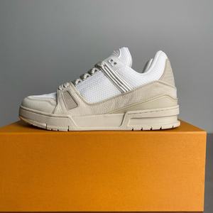 <b>Top</b> Designer Men's Retro Aged <b>Net</b> Upper Casual Skate Shoes Breathable Closed Toe Embroidery Design - Product Image 1