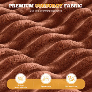 Canapé modulaire en velours côtelé, extensible et convertible, emballé sous vide, 8 places, canapé carré à sièges profonds pour grande famille - Product Image 2