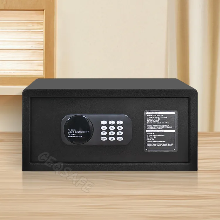 CEQSAFE hochwertige kleine elektronische Sicherheit Bargeld Hotel-Sicherbox