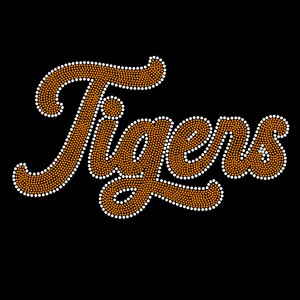 Aprise-Tête de Tigre hot fix strass transfert de chaleur fer sur motif conceptions - Product Image 4