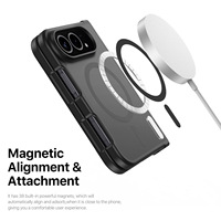 Casing HP iPhone 18 Duo Magnetik Matte PC Anti Benturan untuk 18 Ultra Lipat Pelindung Matte Tipis Ultra Protektif