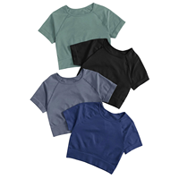 T-shirt court oversize imprimé pour femme, nouvelle collection 2026, haute qualité