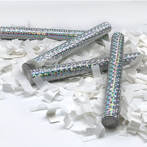 Heyha usine chinoise vente directe personnalisée confettis baguettes bleu et rose <span class=keywords><strong>couleur</strong></span> main confettis <span class=keywords><strong>bombe</strong></span> décorations pour événement de mariage - Product Image 3