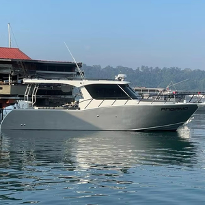 Sea King 36ft Luxury Fishing Boat 11m X 3.3m Aluminum <b>Yacht</b> with Engine 30-40 Knot 10-Person Capacity for Ocean - Product Image 1
