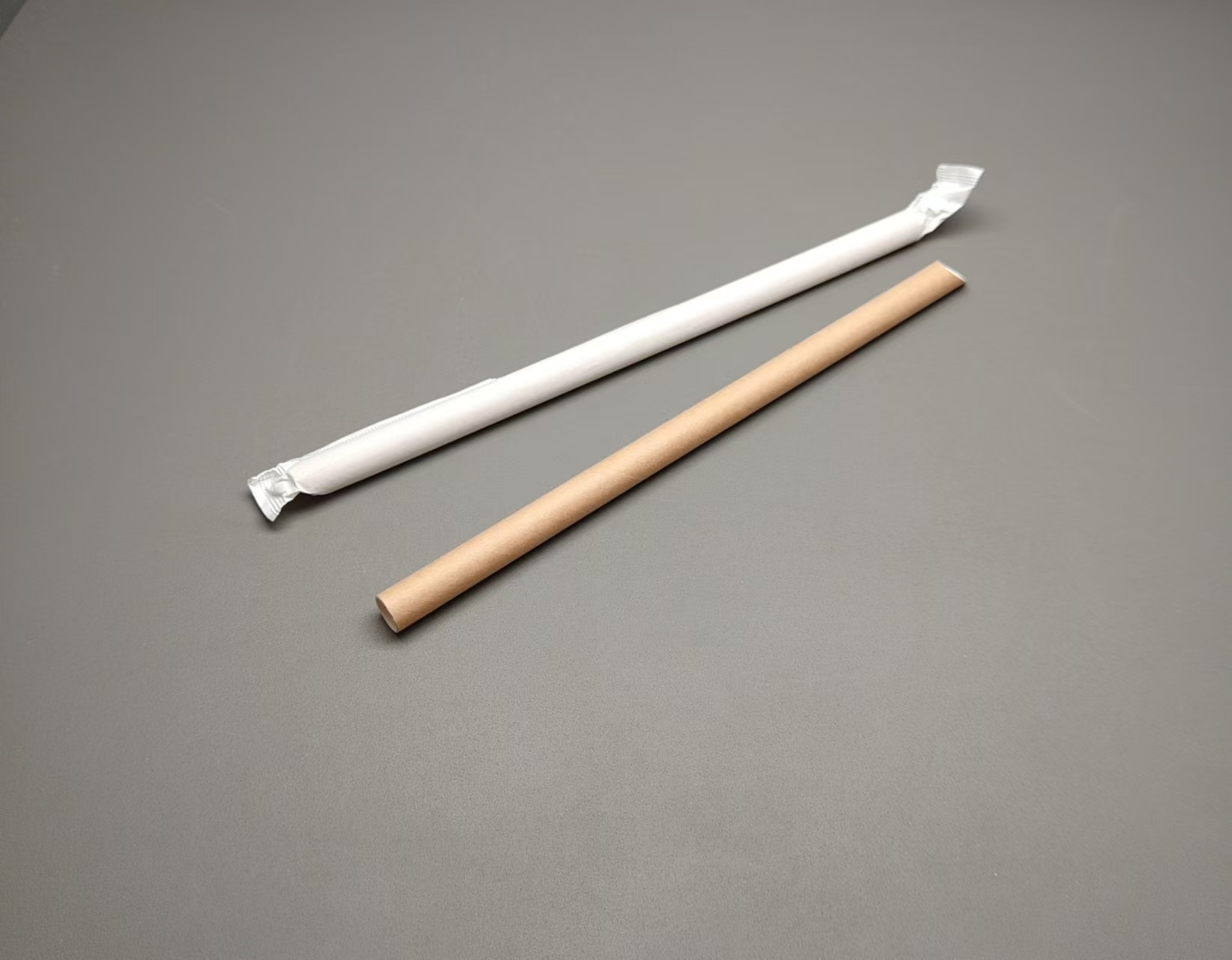 High Quality Brown Wrapped Disposable Paper Straws for Kids' Drinks Made From Durable Paper & Paperboards
