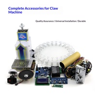 Kit complet d'accessoires pour machine à griffes : Plateau tournant, carte mère, alimentation, moteur, pour assemblage DIY de machine à attraper les prix à monnayeur