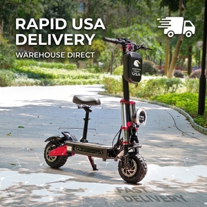 Scooter Eléctrico Boyueda S5 en Stock en EE. UU., Entrega Rápida, Batería de Litio de 60V 38Ah, Velocidad de 50 MPH, Scooter Eléctrico Plegable con Asiento - Product Image 1