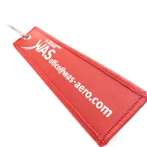 Gantungan kunci bordir Logo mobil murah Patch tekstil bordir gantungan kunci Promosi Tag bordir