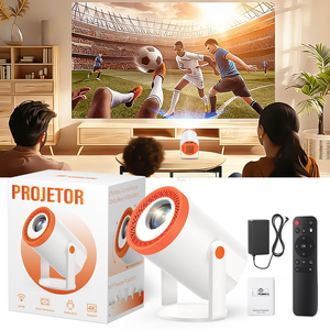 โปรเจคเตอร์อัจฉริยะ Android 14 รุ่นมินิ ความละเอียด 720P HD พกพาสะดวก พร้อม Wi-Fi 6 ดีไซน์ทรงลูกบาศก์กะทัดรัด สำหรับใช้ในบ้าน - Product Image 2