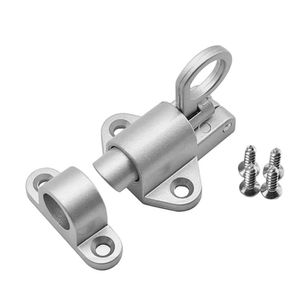 <span class=keywords><strong>Yuxi</strong></span> moderne sécurité à fermeture automatique serrure de fenêtre en alliage d'aluminium loquets de porte anneau de traction ressort rebond porte boulon salle de bain - Product Image 2