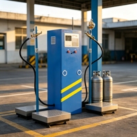 Balance de remplissage de gaz GPL avec pompe pneumatique manuelle pour applications chimiques et alimentaires, facturation haute précision, 220V