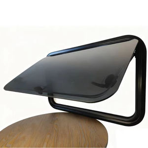 Vente d'usine nouveau camping-car d'angle rond avec fenêtre de <span class=keywords><strong>caravane</strong></span> en alliage d'aluminium acrylique RV et <span class=keywords><strong>caravane</strong></span> pour <span class=keywords><strong>le</strong></span> camping - Product Image 1