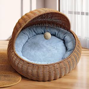 เตียงแมวบ้านแมวสำหรับลูกแมวเสื่อสำหรับสัตว์เลี้ยงที่นิยมถอดออกได้และซักได้ - Product Image 5