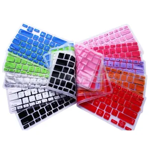 Protetor de Tela Pele Guarda Transparente Clear Silicone Keyboard Cover para MacBook Air Pro Dell Latitude EliteBook Laptop