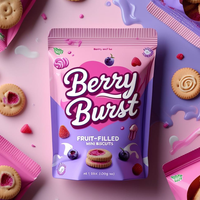 Sacs refermables anti-odeur pour bonbons numériques, emballage refermable 3,5g, 1 gramme, 4g, sacs Mylar personnalisés imprimés pour bonbons 3,5g