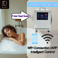 Características de energía opcionales duraderas más vendidas Bomba de motor automática Enfriador de baño de hielo inteligente de 220V para adultos