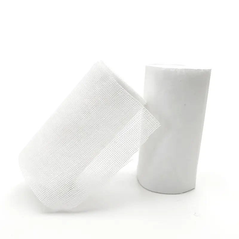 Hospital Absorbent Gauze Bandage With Low Price Factory Disposable Surgical Medical Gauze Bandage