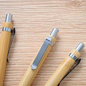 Offre Spéciale – Stylo Bille en Bambou Promotionnel Pas Cher, Personnalisable avec Logo Gravé, Stylo en Bois Écologique pour Signature - Product Image 3