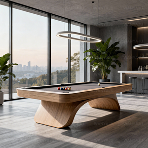 Mesa <span class=keywords><strong>de</strong></span> <span class=keywords><strong>Billar</strong></span> <span class=keywords><strong>de</strong></span> Pizarra <span class=keywords><strong>de</strong></span> Diseño Clásico y Precio Económico, Todos los Tamaños, Mesa <span class=keywords><strong>de</strong></span> <span class=keywords><strong>Billar</strong></span> <span class=keywords><strong>de</strong></span> Madera Maciza Personalizada 3 en 1 con Tablero Superior - Product Image 3