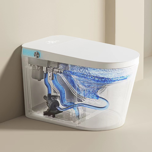 ไฮเทคอัจฉริยะห้องน้ำที่มีประสิทธิภาพกาลักน้ำล้างเซ็นเซอร์อัตโนมัติแม่เหล็กนวัตกรรมเปิดปิดรีโมทคอนโทรล S-TRAP - Product Image 4