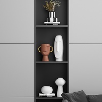 Articles de décoration intérieure en céramique personnalisés haut de gamme ; Meuble TV et vitrine à vin moderne et minimaliste pour salon avec ornements semi-artisanaux
