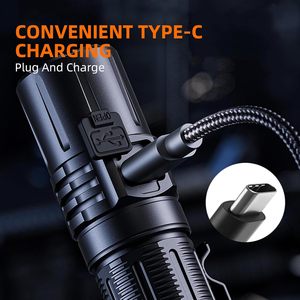 Linterna EDC de Alta Luminosidad de 1800 Lúmenes, TN02, Recargable por USB, Pequeña, Portátil, Táctica, Magnética, para Camping, Venta al Por Mayor - Product Image 6