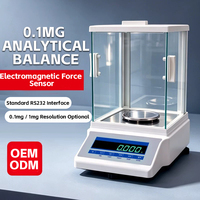 Laboratory Analysis Equipments 0.001g Maximum Capacity 1600g Accuracy High Precision Digital Electronic Scale Electric Balance