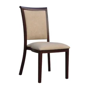 Fast-Food Antique Restaurant Chairs Upholstered Backrest Trendy Chairs For Restaurant