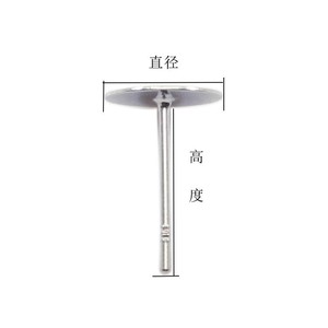Stainless Steel Flat Round <b>Earring</b> <b>Posts</b> For <b>Earring</b> Making 10mm Diameter 20mm Height Jewelry Findings Components - Product Image 1