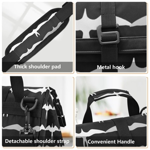 Sac isotherme à fermeture enroulable en cuir PU personnalisé avec imprimé oiseaux Iwa hawaïens, petit sac isotherme réutilisable et étanche - Product Image 4