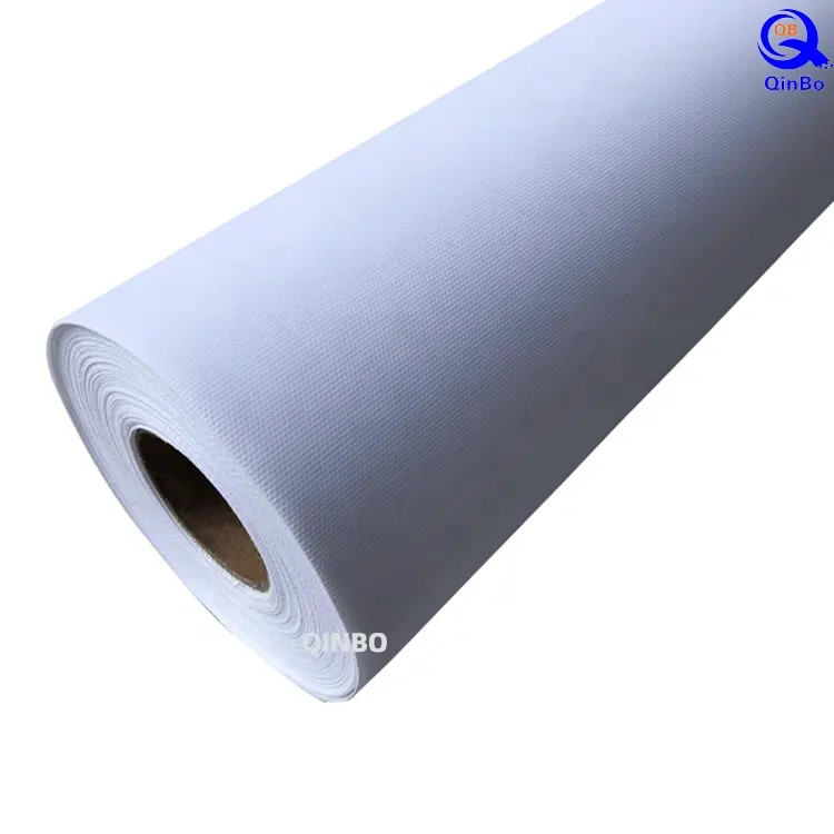 380gsm 900D*900D Waterproof Matte Inkjet Printing Canvas Polyester Fiber Blank Roll Canvas Cloth Is Thick And Of Good Quality