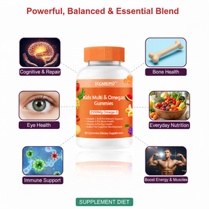 Gommose <span class=keywords><strong>Omega</strong></span>-<span class=keywords><strong>3</strong></span> per Bambini, Vitamine e Acidi Grassi <span class=keywords><strong>Omega</strong></span> <span class=keywords><strong>3</strong></span> 6 9, Vegane e Senza Zucchero - Product Image 4