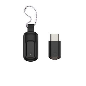 Télécommande <span class=keywords><strong>IR</strong></span> intelligente en alliage d'aluminium de quatrième génération, style capsule courte, avec émetteur infrarouge et porte-clés en silicone - Product Image 1