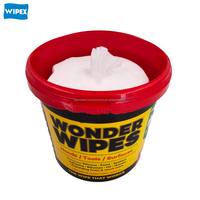 Lingettes humides en conserve jetables industrielles Meltblown Lingettes de nettoyage durables à absorption d'huile en tissu non tissé