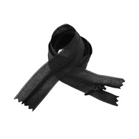 Extracteur de verrouillage automatique en nylon noir 5 # avec longue chaîne à fermeture éclair en dentelle multicolore pour robes de soirée Textiles de maison Utilisation de vêtement