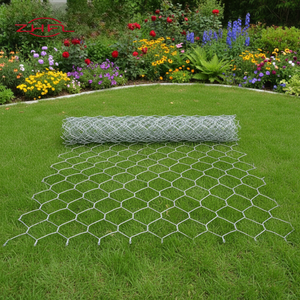 Gabion Basket Stone <b>Net</b> Cage PVC Coated Iron Material 1x1x1 Hexagon Hole Durable Gabion <b>Mesh</b> - Product Image 2