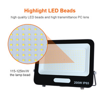 KCD-Projecteur LED d'extérieur 30W 50W 100W 200W 300W Projecteur de construction mince IP65