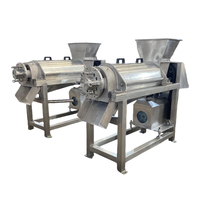 Extracteur de jus industriel en acier inoxydable DZJX avec moteur 380V 2.2-15KW haute puissance pour citron, orange, agrumes