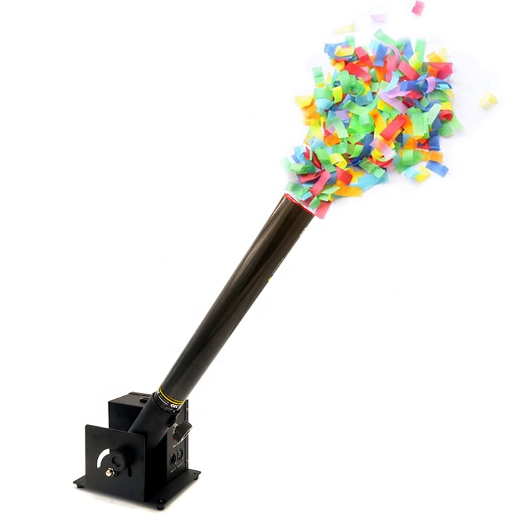 Delifx Hoge Kwaliteit Product Zuinige Confetti Burst Elektrische Kanon Standaard Dmx Controle Confetti Maken Machine Voor Bruiloften