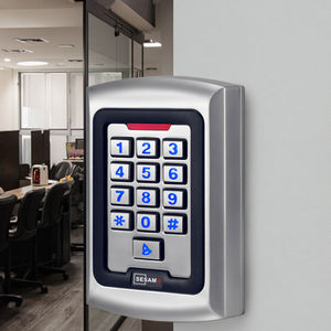 Lector de control de acceso de teclado <span class=keywords><strong>FRID</strong></span> de metal resistente al agua Weigand 26 Out/In Sistema de control de acceso de tarjeta segura independiente - Product Image 3