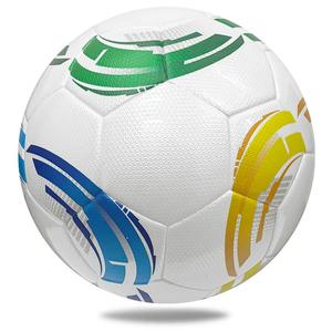 Ballon <span class=keywords><strong>de</strong></span> football personnalisé avec logo imprimé, 400-450g, surface résistante à l'usure pour l'extérieur, entraînement professionnel, <span class=keywords><strong>match</strong></span> d'équipe - Product Image 1