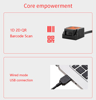 Module de lecture de codes-barres 1D 2D SHUNQI Auto Sense, lecteur QR CMOS intégré USB TTL pour système de contrôle d'accès et tourniquet intelligent