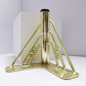 Modern Gold Plated Iron Bed Legs Heavy Duty Carbon Steel Furniture Support For Bed And <b>Cupboard</b> - Product Image 1
