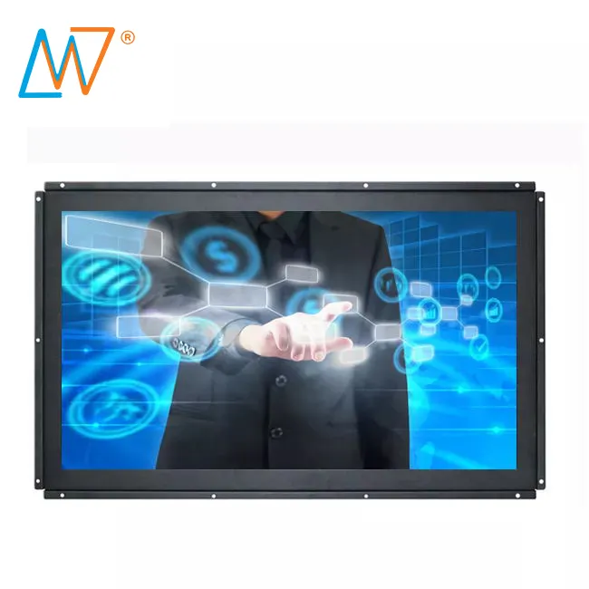 26 zoll IPS lcd open frame touch screen display panel 27 zoll touchscreen kiosk monitor hersteller