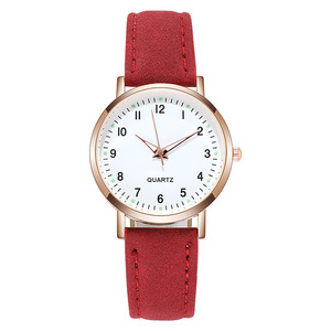 Reloj de Cuero Noctilucente de Moda en Diferentes Colores para Mujer, Venta al Por Mayor de Fábrica, Color Verde - Product Image 3
