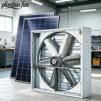 Ventilateur solaire pour serre, ventilateur d'évacuation haute vitesse avec kit de panneaux solaires