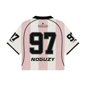 Kaos Jersey Polo Pria Model Kotak Pendek Retro Sepak Bola Sport Oversize Vintage Bahan Mesh Polyester Grosir - Product Image 2